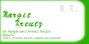 margit kreutz business card